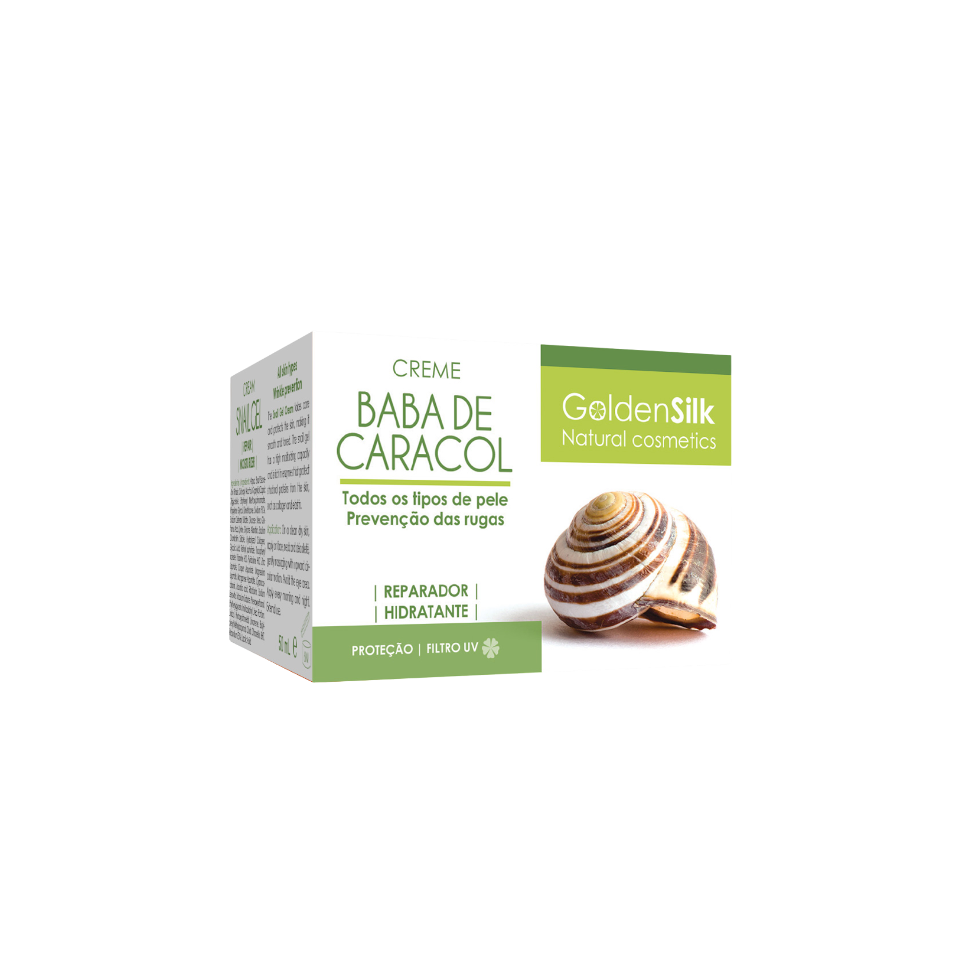 CREME FACIAL DE DIA DE BABA DE CARACOL