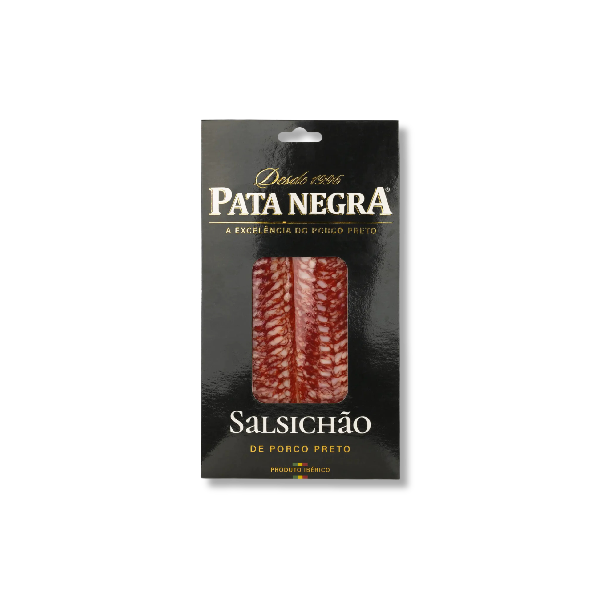 SALSICHÃO FATIADO DE PORCO PRETO IBÉRICO