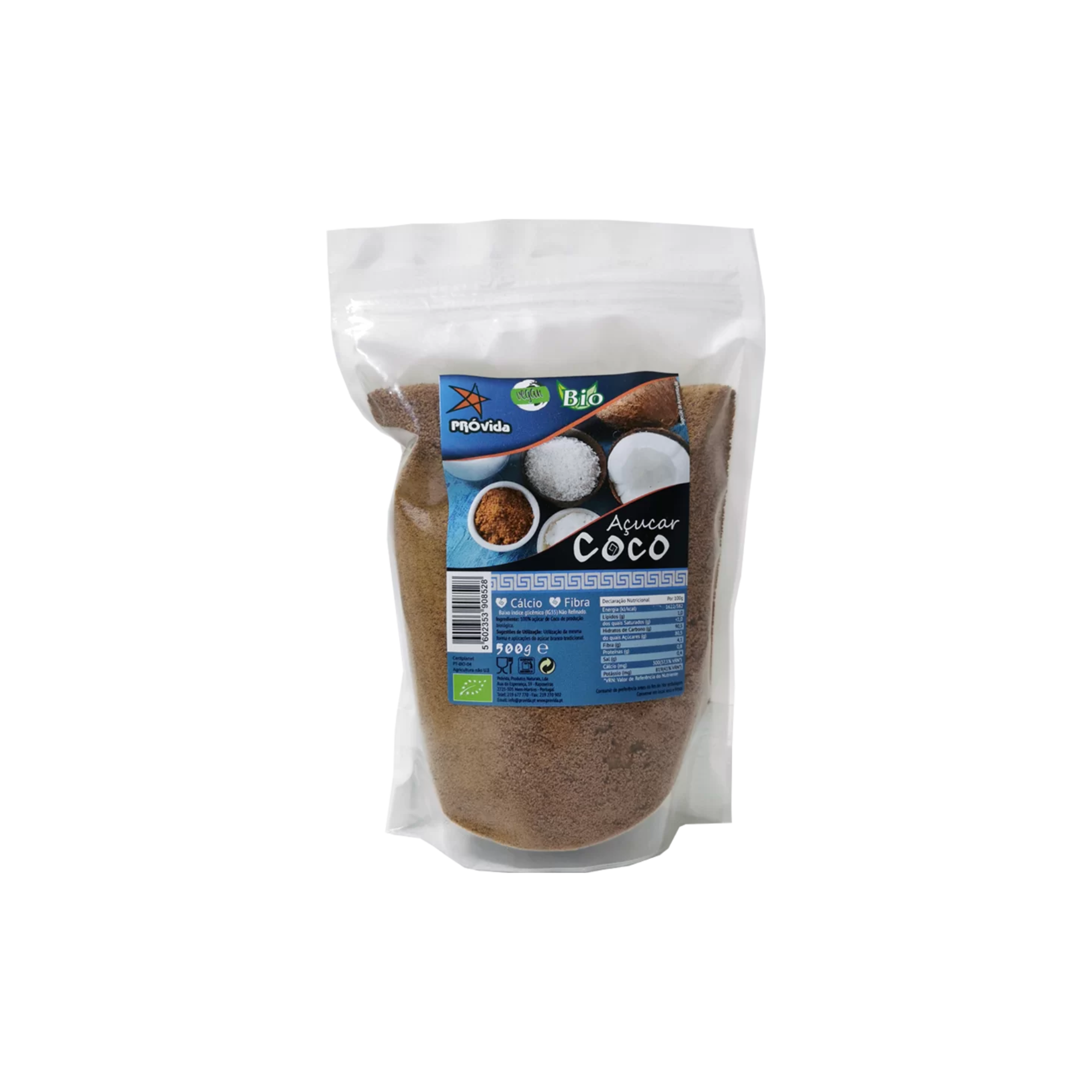 AÇÚCAR DE COCO BIOLÓGICO VEGAN
